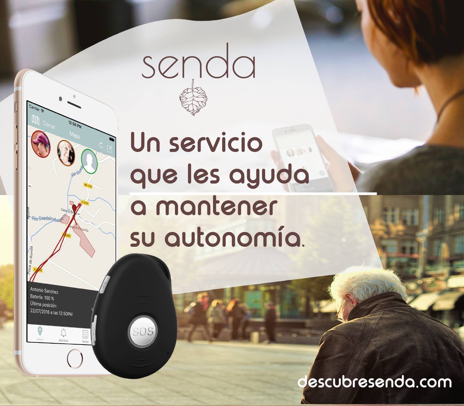 Conoce nuestro Localizador GPS Senda para personas con Alzhéimer o demencia